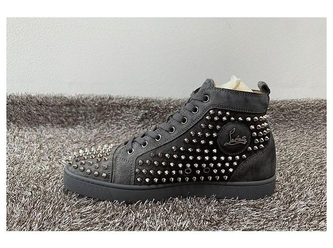Christian Louboutin Louis Flat High Top Marrone - vista 8