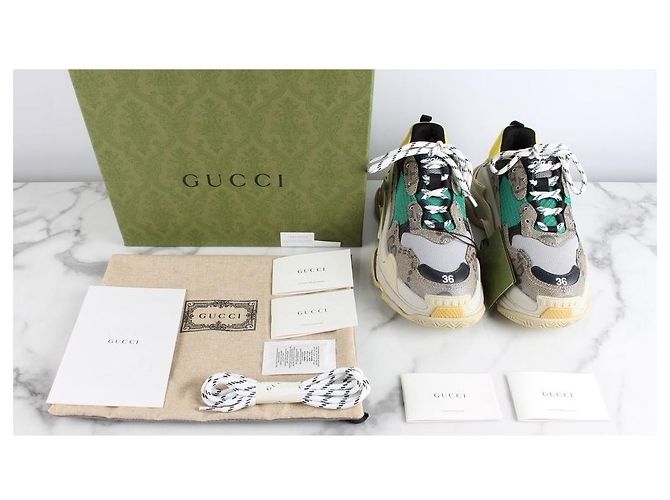 Gucci Sneakers Triple Hacker Blu - vista 2