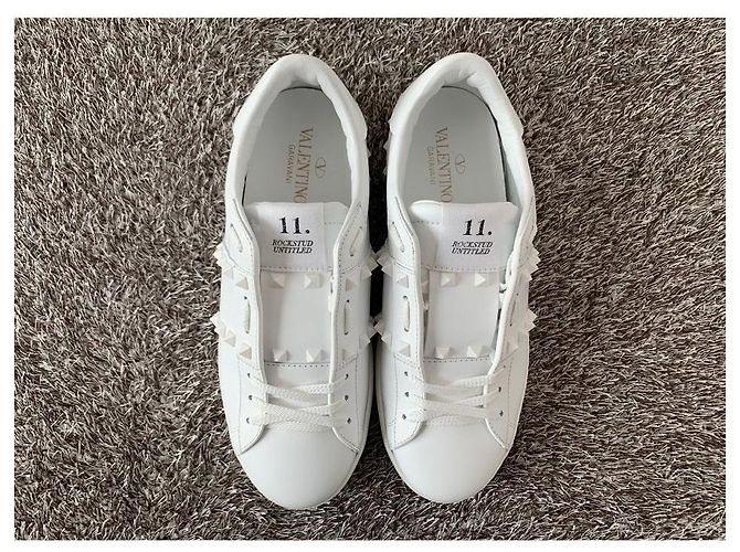 Valentino Sneakers Rockstud Untitled da uomo Bianco - vista 3