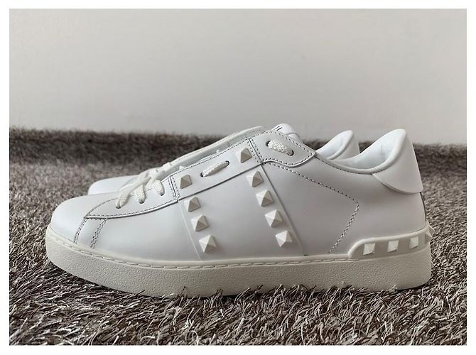 Valentino Sneakers Rockstud Untitled da uomo Bianco - vista 5