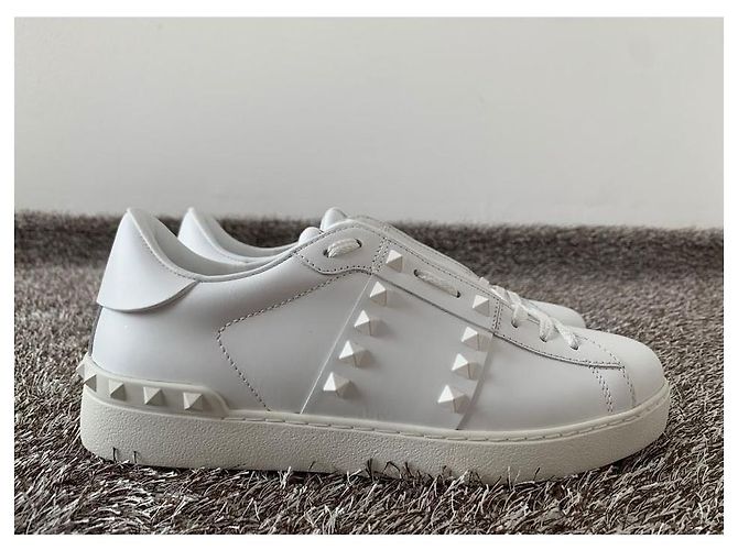 Valentino Sneakers Rockstud Untitled da uomo Bianco - vista 7