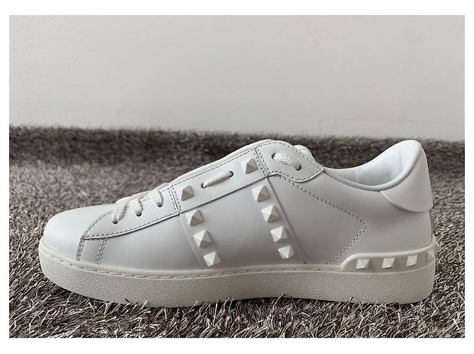 Valentino Sneakers Rockstud Untitled da uomo Bianco - vista 8