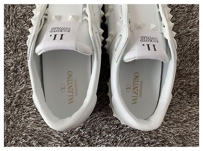 Valentino Sneakers Rockstud Untitled da uomo Bianco - vista 9