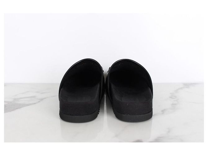 Gucci Sandali slip-on con morsetto Nero - vista 4