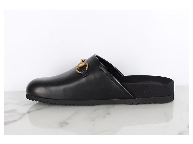 Gucci Sandali slip-on con morsetto Nero - vista 6
