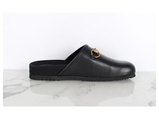 Gucci Sandali slip-on con morsetto Nero - vista 8