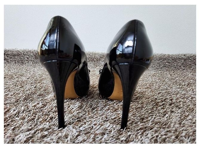 Salvatore Ferragamo Décolleté Pimpa Gold Ribbon Black Nero - vista 4