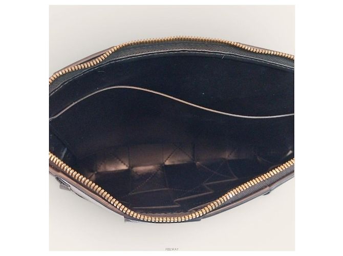 Bottega Veneta Clutch Media Intrecciato Cassette Nero - vista 4