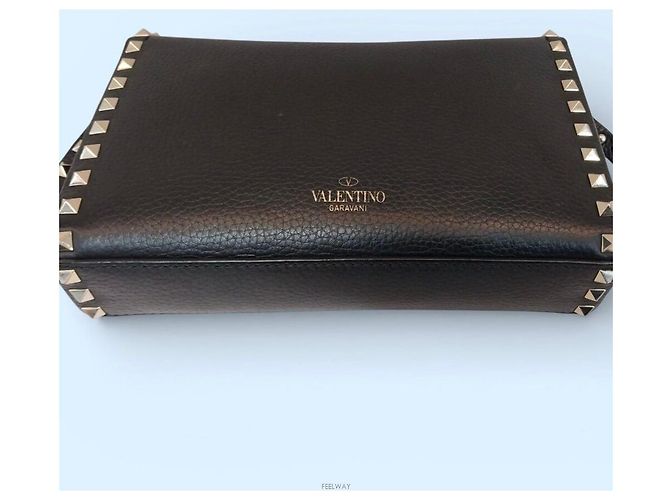 Valentino Borsa a tracolla piccola Rockstud Flap - vista 4