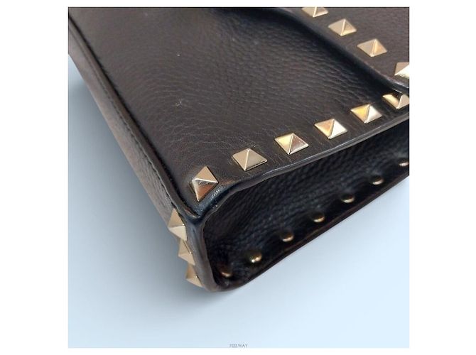 Valentino Borsa a tracolla piccola Rockstud Flap - vista 5