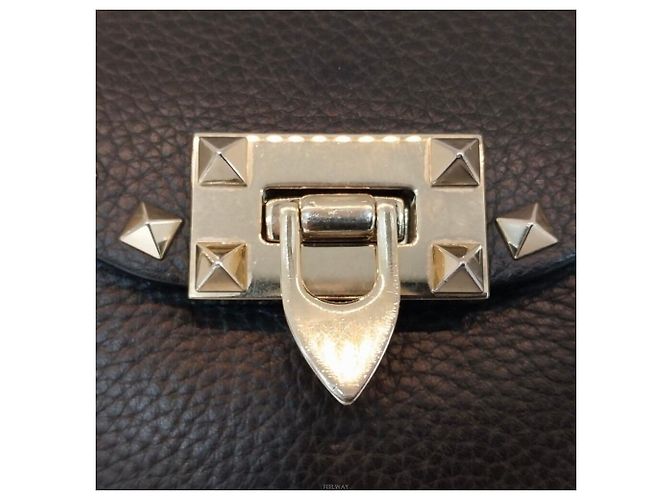 Valentino Borsa a tracolla piccola Rockstud Flap - vista 7