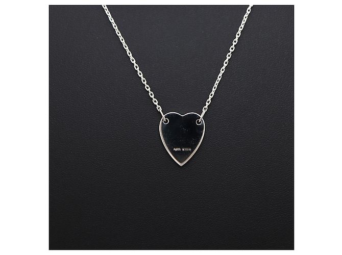 Gucci Collana con pendente a cuore in argento per donna - vista 4