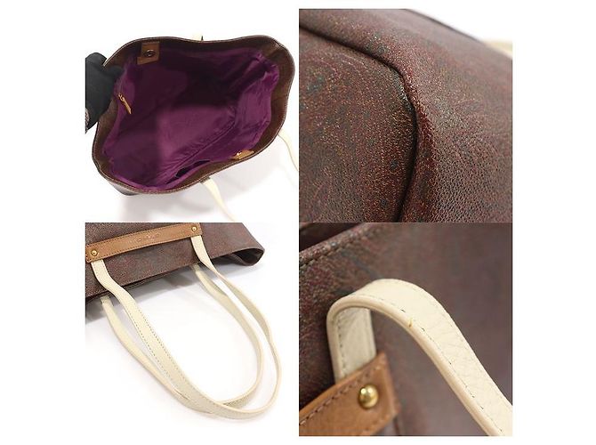 Etro Borsa shopper a spalla in tela Paisley Multicolore - vista 6