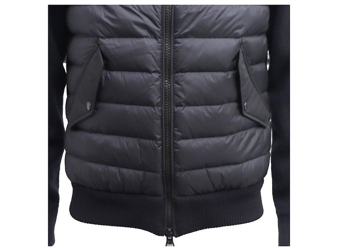 Burberry Chaqueta acolchada con capucha de punto Negro - vista 10