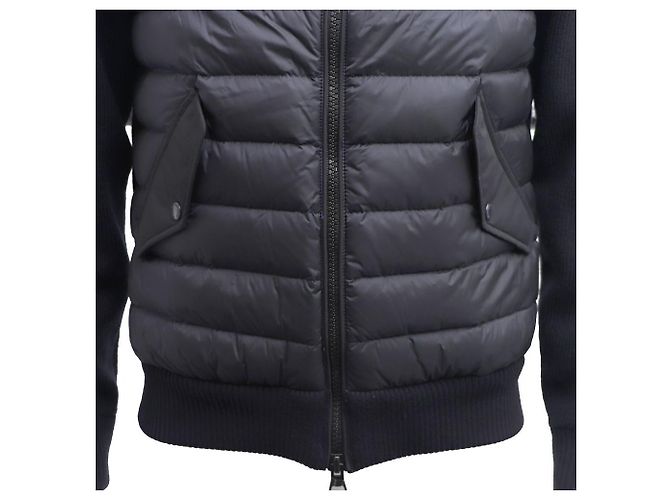 Burberry Chaqueta acolchada con capucha de punto Negro - vista 3