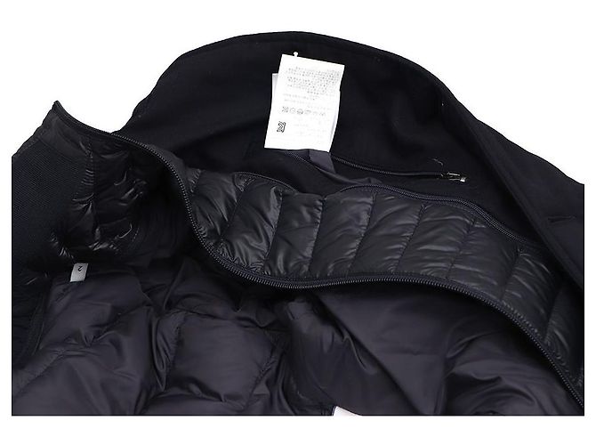 Moncler Valier Men's Down Coat Black - view 10
