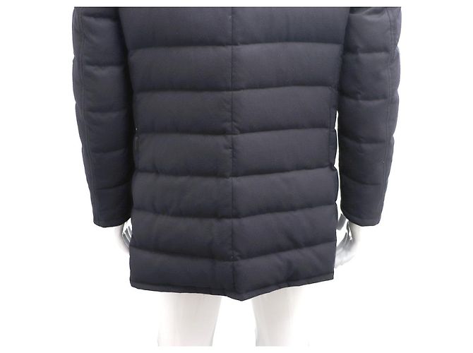 Moncler Valier Men's Down Coat Black - view 17