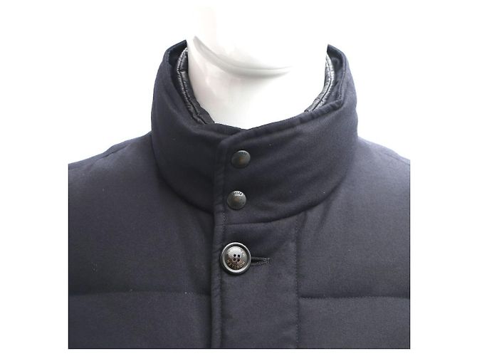 Moncler Valier Men's Down Coat Black - view 2