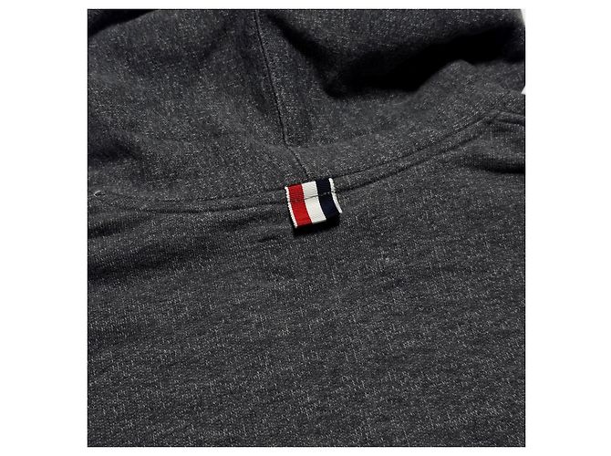 Thom Browne Moletom com capuz Marrom - vista 4
