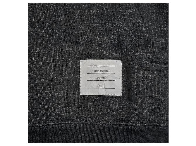 Thom Browne Moletom com capuz Marrom - vista 5