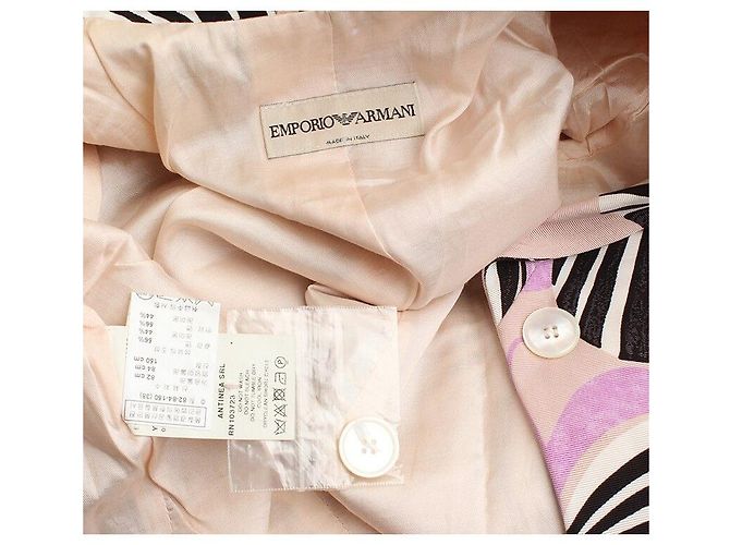 Chaqueta de mezcla de algodón Emporio Armani Multicolor - vista 3