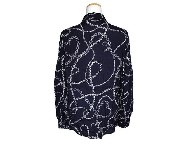 Claudie Pierlot Blusa con estampado de cadena Azul - vista 2