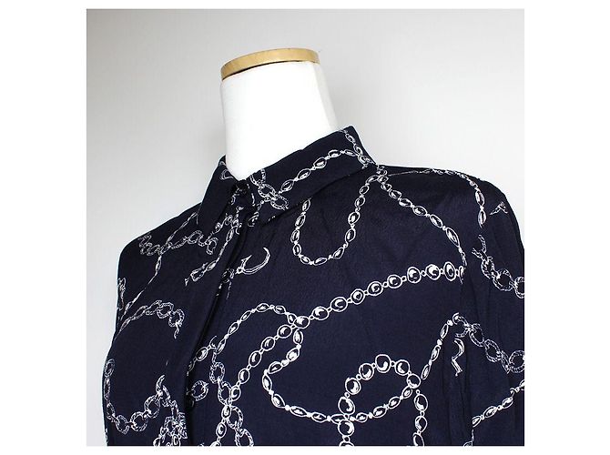 Claudie Pierlot Blusa con estampado de cadena Azul - vista 4