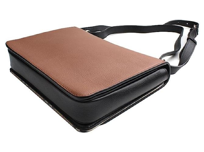 Burberry Borsa a tracolla a spalla Check Marrone - vista 4