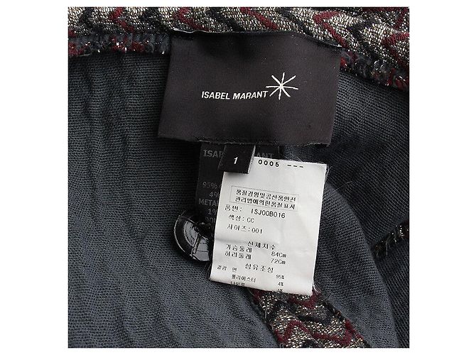Isabel Marant Metallic Reversible Jacke Schwarz - Ansicht 4