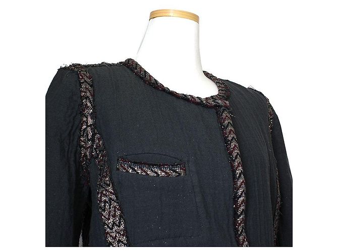 Isabel Marant Metallic Reversible Jacke Schwarz - Ansicht 5