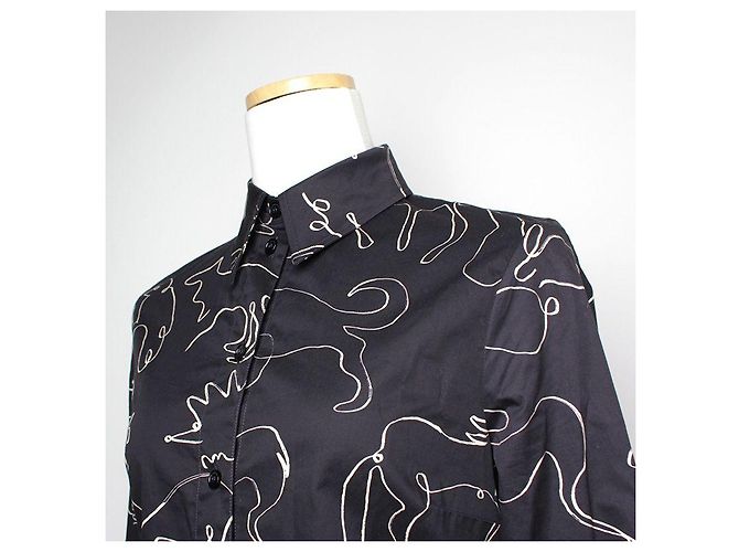 Stella Mc Cartney Camicia stampata blu notte Stella McCartney - vista 4