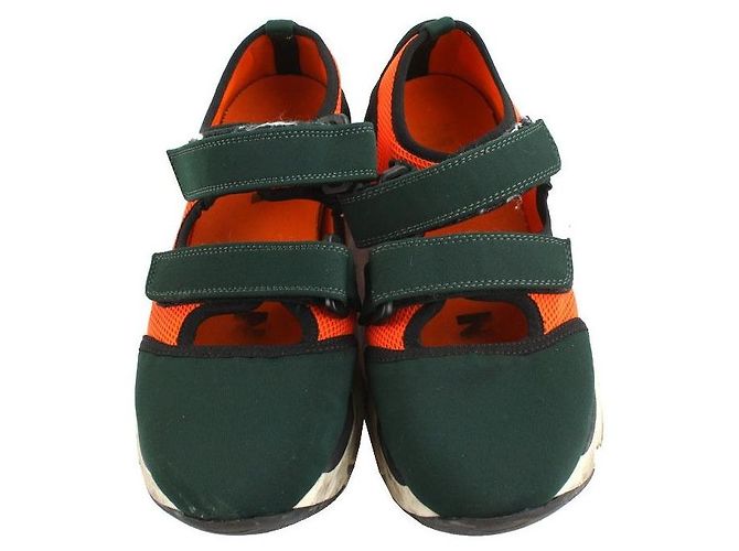 Marni Sneaker con velcro bicolore Verde - vista 2