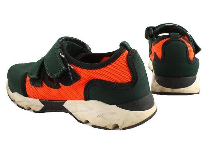 Marni Sneaker con velcro bicolore Verde - vista 4