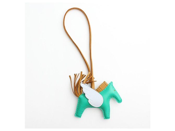 Hermès Charm per borsa Pegasus Rodeo Verde Small - vista 2