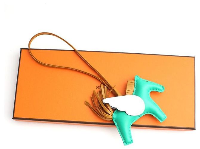 Hermès Charm per borsa Pegasus Rodeo Verde Small - vista 5
