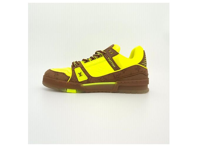 Louis Vuitton Baskets Trainer Marron - vue 5