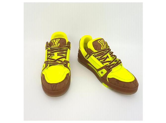 Louis Vuitton Baskets Trainer Marron - vue 8