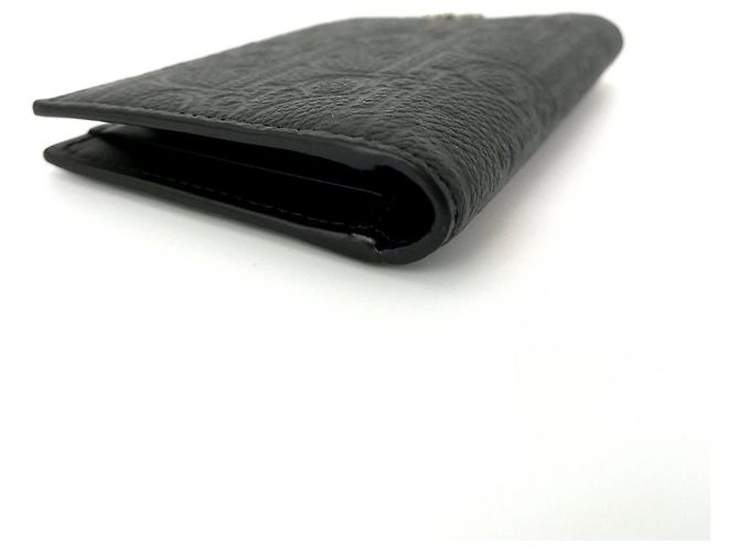 Dior Vertical Twofold Card Holder Black - view 7