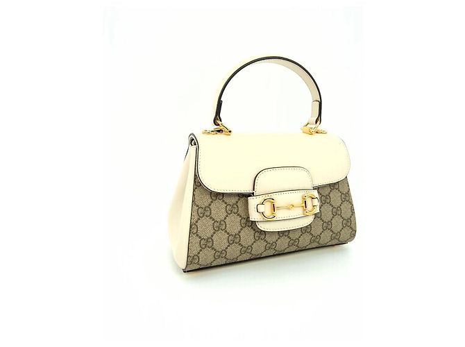 Gucci Mini borsa con manico Horsebit Marrone - vista 2