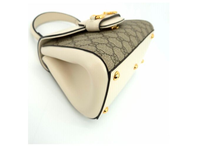 Gucci Mini borsa con manico Horsebit Marrone - vista 7