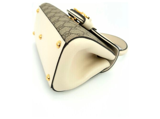 Gucci Mini borsa con manico Horsebit Marrone - vista 8