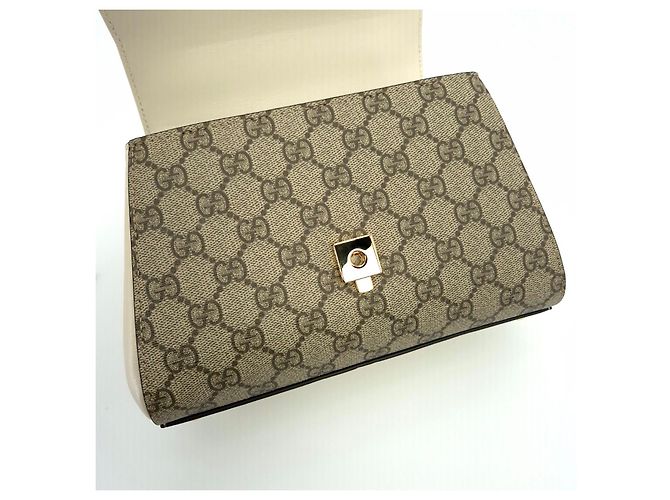 Gucci Mini borsa con manico Horsebit Marrone - vista 9