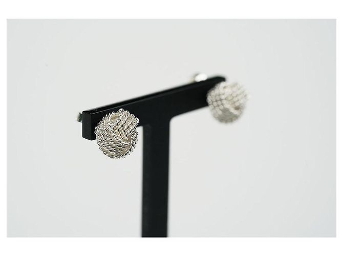 Tiffany & Co Orecchini Somerset Mesh Knot - vista 2