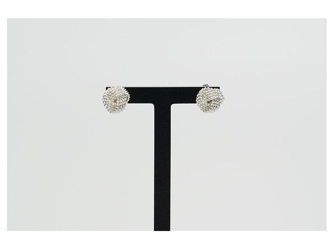 Tiffany & Co Orecchini Somerset Mesh Knot - vista 3