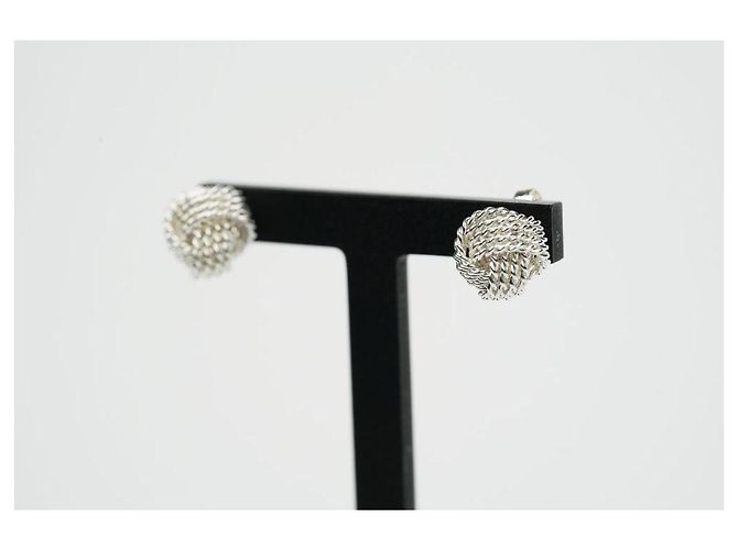 Tiffany & Co Orecchini Somerset Mesh Knot - vista 7