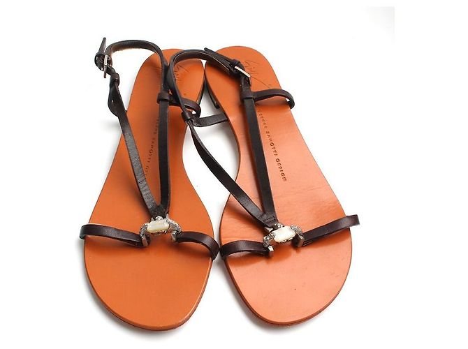 Sandali Giuseppe Zanotti con listini in pelle Multicolore - vista 2