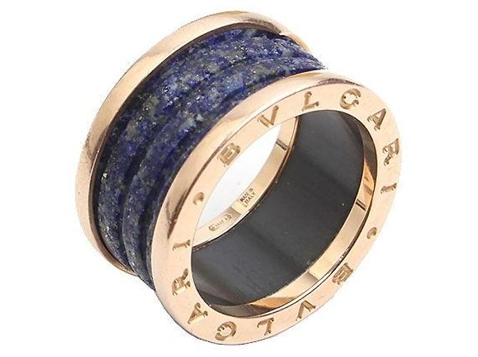 Bulgari Roségoldener Lapis-Lazuli-Ring Pink - Ansicht 2