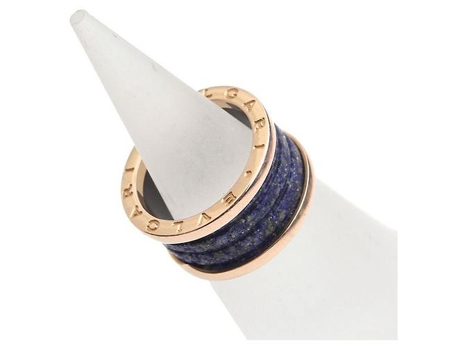 Bulgari Roségoldener Lapis-Lazuli-Ring Pink - Ansicht 4