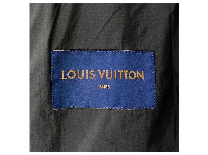 Louis Vuitton Technischer Windbreaker aus Samt mit Tape-Details Blau - Ansicht 5