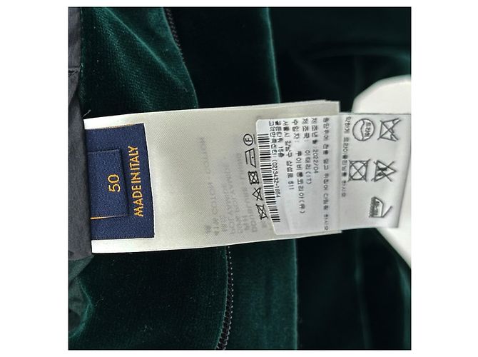 Louis Vuitton Technischer Windbreaker aus Samt mit Tape-Details Blau - Ansicht 7